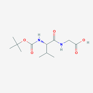 molecular formula C12H22N2O5 B558036 Boc-缬-甘-OH CAS No. 45233-75-8