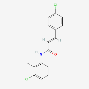 N-(3-chloro-2-methylphenyl)-3-(4-chlorophenyl)acrylamide