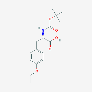 molecular formula C16H23NO5 B558041 Boc-O-乙基-L-酪氨酸 CAS No. 76757-91-0
