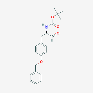 molecular formula C21H25NO4 B558043 [(S)-4-苄氧基-α-甲酰苯乙基]氨基甲酸叔丁酯 CAS No. 82689-15-4