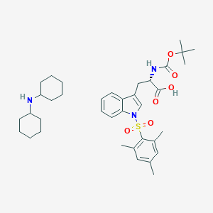 molecular formula C37H53N3O6S B558045 Nα-Boc-Nin-间苯二甲磺酰基-L-色氨酸二环己铵盐 CAS No. 92916-48-8