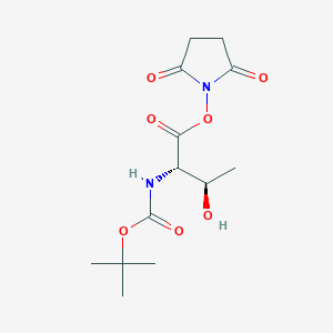 molecular formula C13H20N2O7 B558049 Boc-苏氨酸-OSu CAS No. 63076-44-8