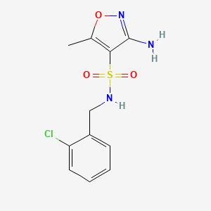 3-amino-N-(2-chlorobenzyl)-5-methyl-4-isoxazolesulfonamide