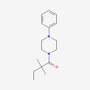 1-(2,2-dimethylbutanoyl)-4-phenylpiperazine