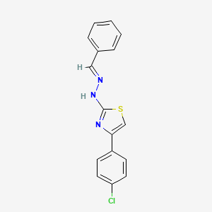 benzaldehyde [4-(4-chlorophenyl)-1,3-thiazol-2-yl]hydrazone