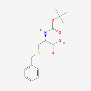 molecular formula C15H21NO4S B558077 Boc-S-苄基-L-半胱氨酸 CAS No. 5068-28-0