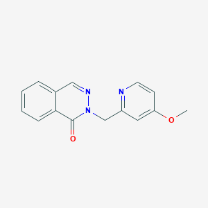 molecular formula C15H13N3O2 B5580779 2-[(4-methoxypyridin-2-yl)methyl]phthalazin-1(2H)-one 