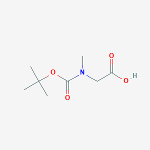 molecular formula C8H15NO4 B558079 甘氨酸，N-[(1,1-二甲基乙氧基)羰基]-N-甲基- CAS No. 13734-36-6