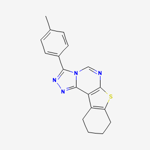 3-(4-methylphenyl)-8,9,10,11-tetrahydro[1]benzothieno[3,2-e][1,2,4]triazolo[4,3-c]pyrimidine