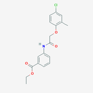 ethyl 3-{[(4-chloro-2-methylphenoxy)acetyl]amino}benzoate