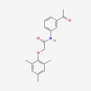 molecular formula C19H21NO3 B5580889 N-(3-acetylphenyl)-2-(mesityloxy)acetamide 