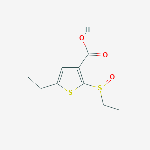 5-ethyl-2-(ethylsulfinyl)-3-thiophenecarboxylic acid