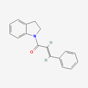 molecular formula C17H15NO B5581020 1-cinnamoylindoline CAS No. 77248-24-9