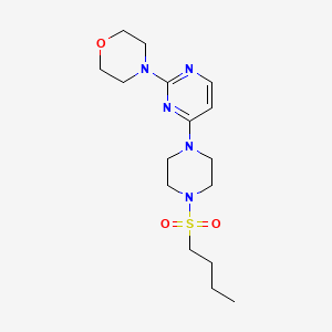 4-{4-[4-(butylsulfonyl)-1-piperazinyl]-2-pyrimidinyl}morpholine