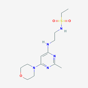 N-(2-{[2-methyl-6-(4-morpholinyl)-4-pyrimidinyl]amino}ethyl)ethanesulfonamide