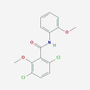 3,6-dichloro-2-methoxy-N-(2-methoxyphenyl)benzamide