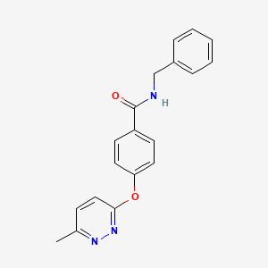 N-benzyl-4-[(6-methyl-3-pyridazinyl)oxy]benzamide