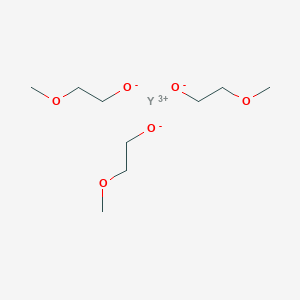 molecular formula C9H21O6Y B055814 2-Methoxyethanolate;yttrium(3+) CAS No. 115668-57-0