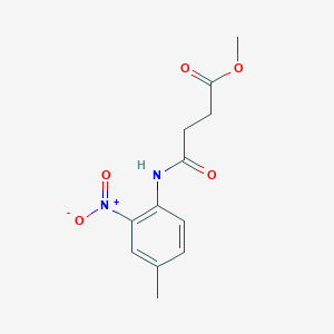 methyl 4-[(4-methyl-2-nitrophenyl)amino]-4-oxobutanoate