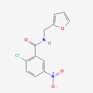 2-chloro-N-(furan-2-ylmethyl)-5-nitrobenzamide