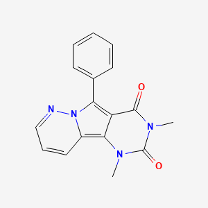 1,3-dimethyl-5-phenylpyrimido[4',5':3,4]pyrrolo[1,2-b]pyridazine-2,4(1H,3H)-dione