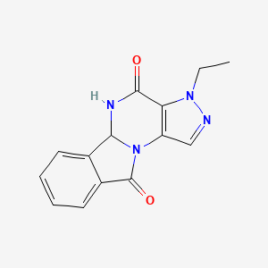 5-ethyl-1,4,5,8-tetrazatetracyclo[7.7.0.02,6.010,15]hexadeca-2(6),3,10,12,14-pentaene-7,16-dione