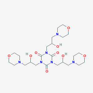 1,3,5-tris[2-hydroxy-3-(4-morpholinyl)propyl]-1,3,5-triazinane-2,4,6-trione