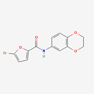 5-bromo-N-(2,3-dihydro-1,4-benzodioxin-6-yl)furan-2-carboxamide