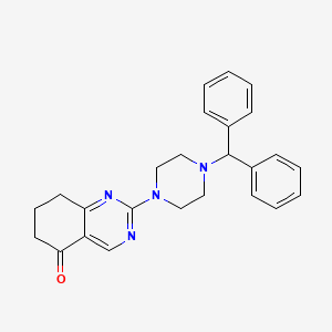 2-[4-(diphenylmethyl)piperazin-1-yl]-7,8-dihydroquinazolin-5(6H)-one