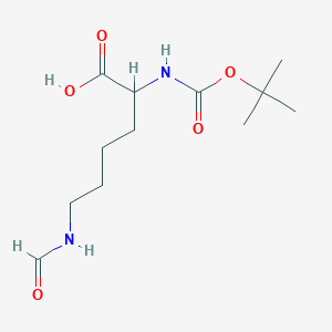 molecular formula C12H22N2O5 B558169 （S）-2-（（叔丁氧羰基）氨基）-6-甲酰胺基己酸 CAS No. 2483-47-8