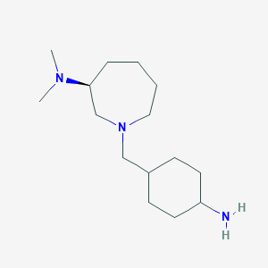 (3S)-1-[(cis-4-aminocyclohexyl)methyl]-N,N-dimethyl-3-azepanamine dihydrochloride