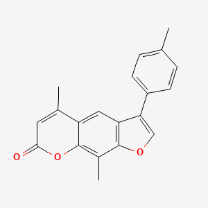 5,9-dimethyl-3-(4-methylphenyl)-7H-furo[3,2-g]chromen-7-one