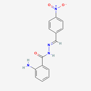 2-amino-N'-(4-nitrobenzylidene)benzohydrazide