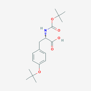 molecular formula C18H27NO5 B558189 Boc-酪氨酸(tBu)-OH CAS No. 47375-34-8
