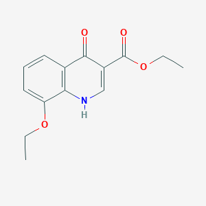 molecular formula C14H15NO4 B5581898 ethyl 8-ethoxy-4-hydroxy-3-quinolinecarboxylate 