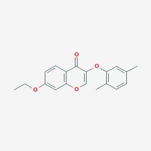 3-(2,5-dimethylphenoxy)-7-ethoxy-4H-chromen-4-one