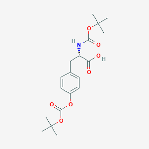 molecular formula C19H27NO7 B558193 Boc-酪氨酸（Boc）-OH CAS No. 20866-48-2