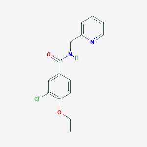 3-chloro-4-ethoxy-N-(2-pyridinylmethyl)benzamide