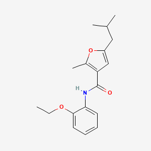 N-(2-ethoxyphenyl)-5-isobutyl-2-methyl-3-furamide