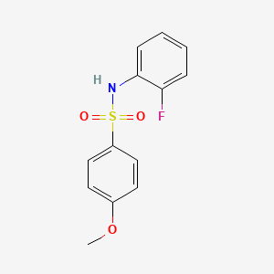 N-(2-fluorophenyl)-4-methoxybenzenesulfonamide