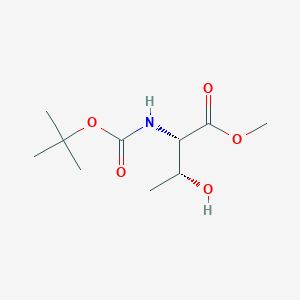 molecular formula C10H19NO5 B558204 (2S,3R)-甲基 2-((叔丁氧羰基)氨基)-3-羟基丁酸酯 CAS No. 79479-07-5