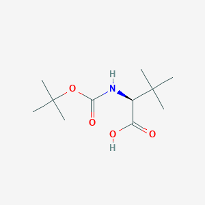 molecular formula C13H16N2O3 B558209 (S)-2-((tert-Butoxycarbonyl)amino)-3,3-dimethylbutanoic acid CAS No. 62965-35-9