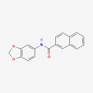 N-1,3-benzodioxol-5-yl-2-naphthamide