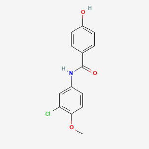 N-(3-Chloro-4-methoxyphenyl)-4-hydroxybenzamide, AldrichCPR