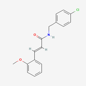 (E)-N-(4-chlorobenzyl)-3-(2-methoxyphenyl)acrylamide