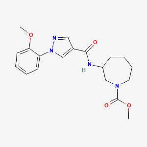 methyl 3-({[1-(2-methoxyphenyl)-1H-pyrazol-4-yl]carbonyl}amino)azepane-1-carboxylate