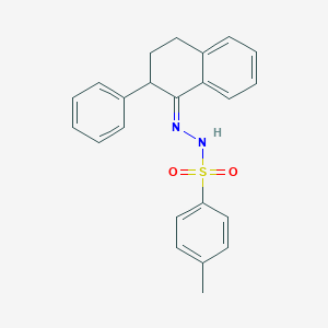 molecular formula C23H22N2O2S B055823 2-Phenyltetralone tosylhydrazone CAS No. 123048-03-3