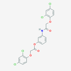 [3-[[2-(2,4-Dichlorophenoxy)acetyl]amino]phenyl] 2-(2,4-dichlorophenoxy)acetate