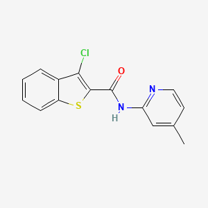 3-chloro-N-(4-methylpyridin-2-yl)-1-benzothiophene-2-carboxamide