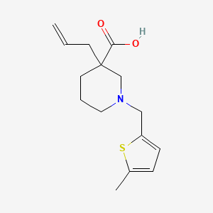 3-allyl-1-[(5-methyl-2-thienyl)methyl]piperidine-3-carboxylic acid